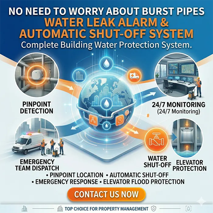 Property management water leak solution