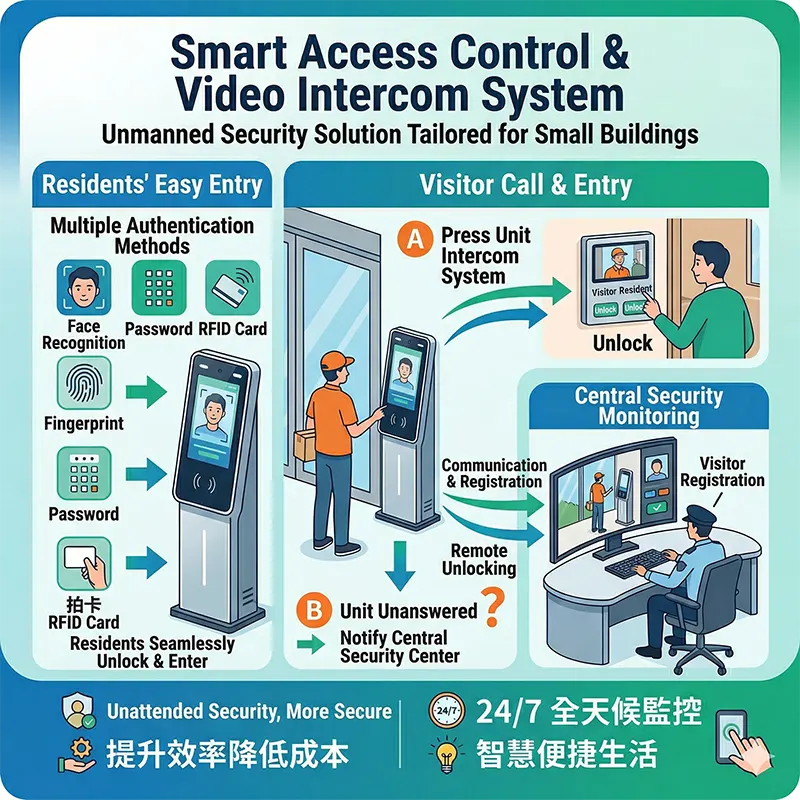 Unmanned building access