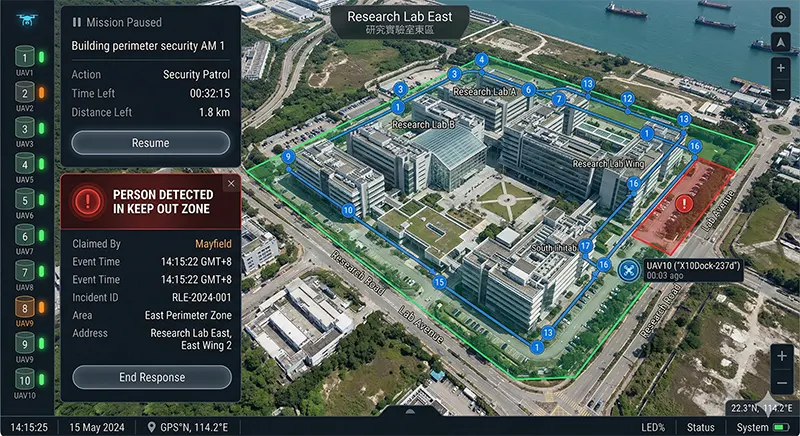 全自動無人機巡檢系統